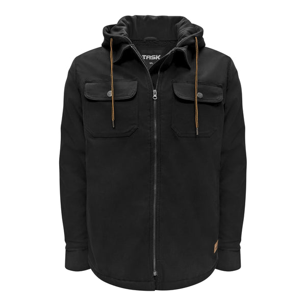 Men’s Work Jacket with Sherpa Lining and Hood