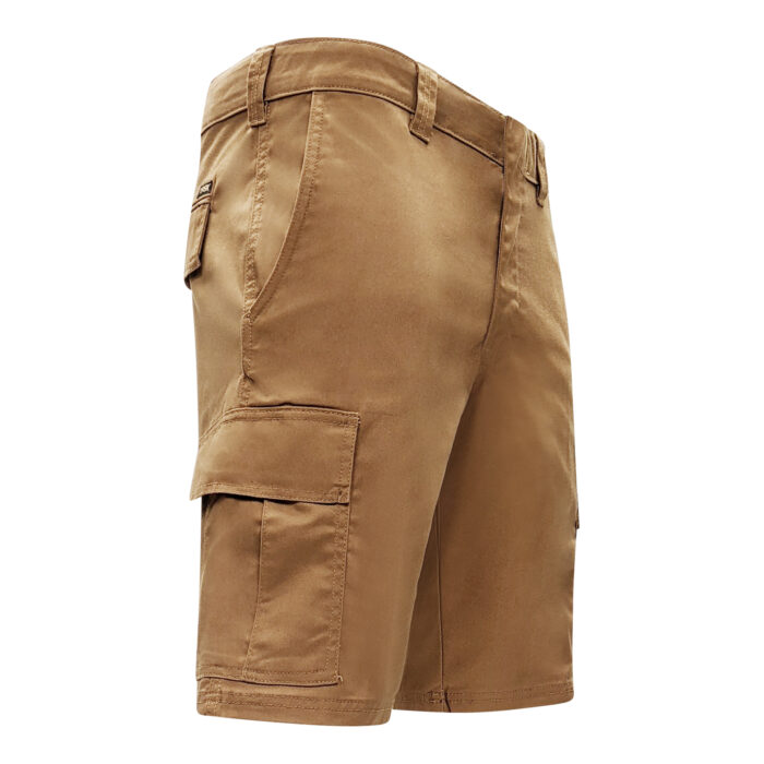 TK-E4000 Men’s Stretch Cargo Work Short in Dark Sand - Back